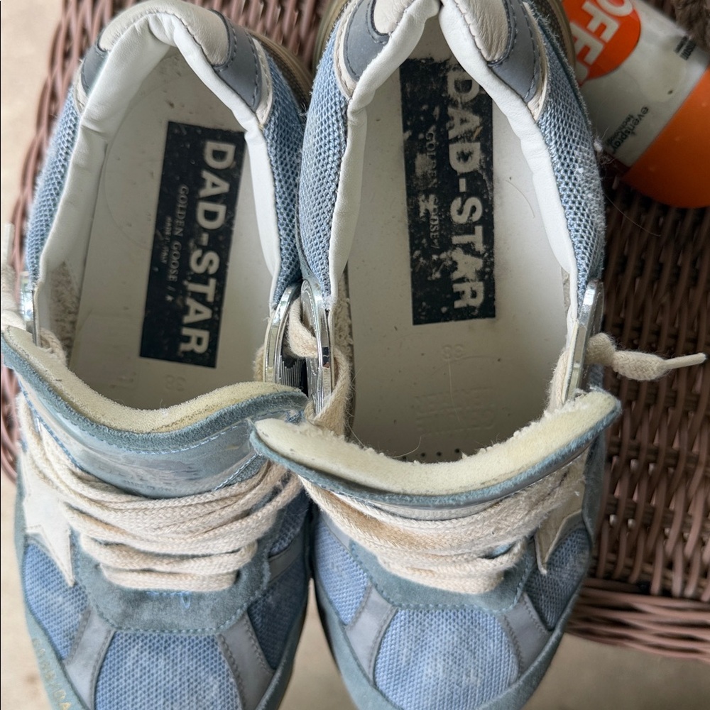 Golden Goose White and Gray Removable Insole 38 DAD-STAR - Picture 2 of 12